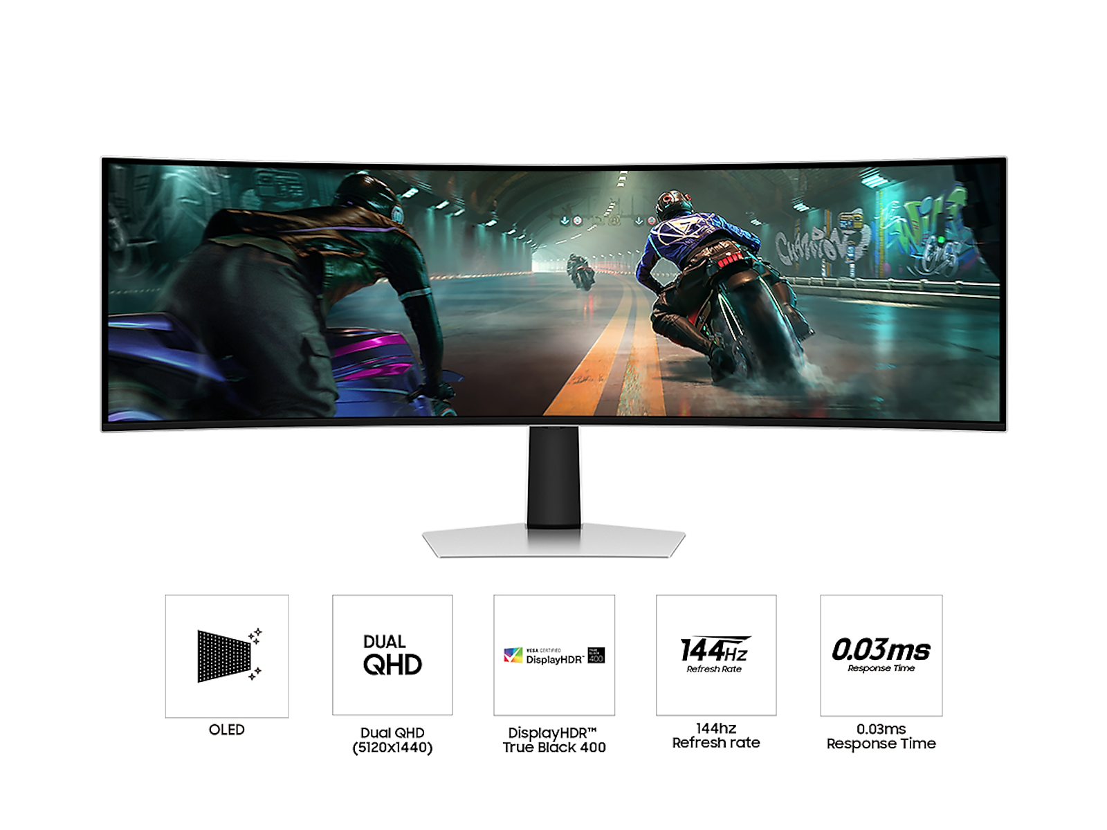 49" Odyssey OLED G9 (G91SD) Dual QHD 144Hz 0.03ms Curved Gaming Monitor(LS49DG910SNXZA)