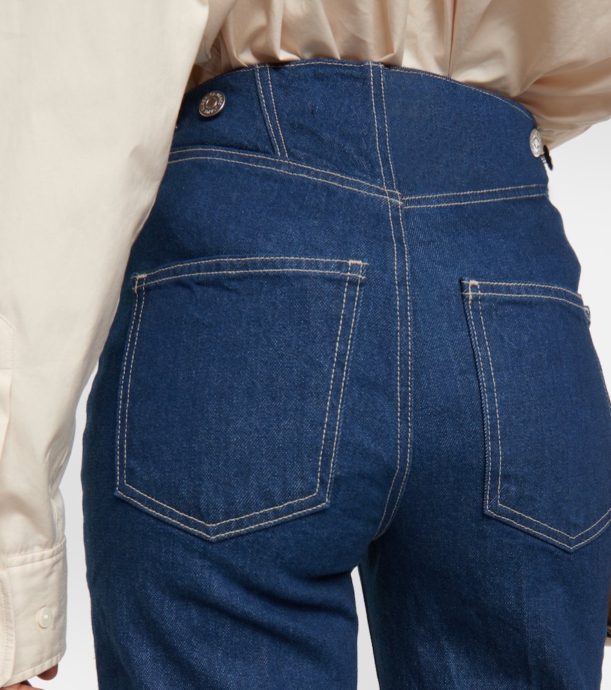 Crosbie high-rise wide-leg jeans