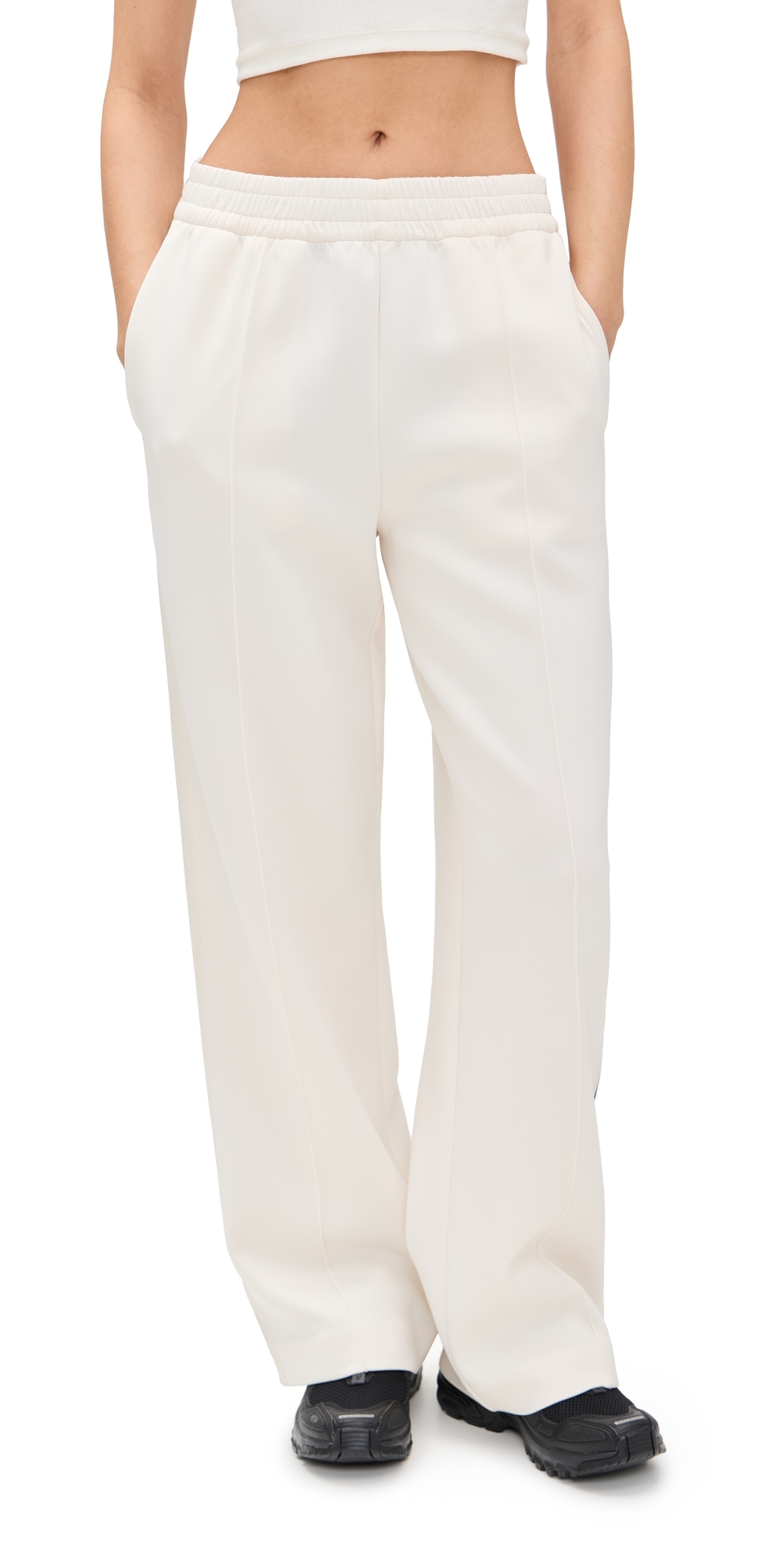 P. E NATION Prelude Track Pants Whisper White