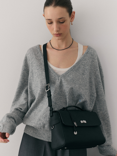 Sally Satchel Bag Black