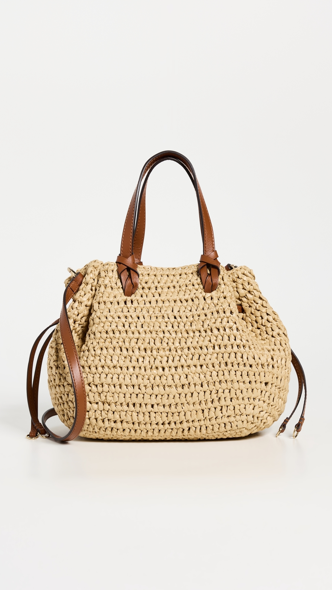 Gio Raffia Crossbody Bag Natural One Size
