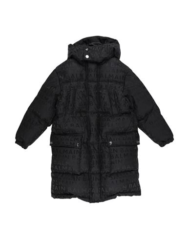 Kid Boy Puffer Black Size 10 Polyamide, Cotton, Polyester