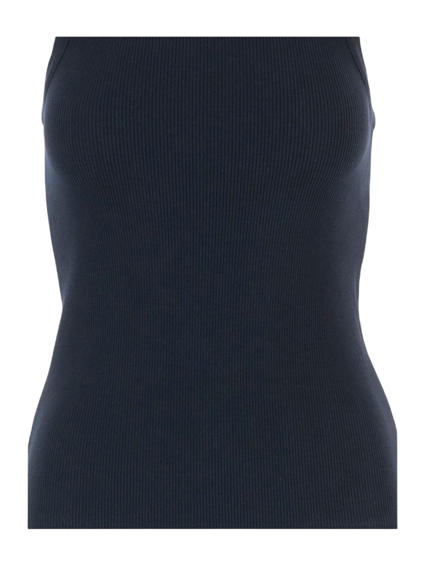 Stretch Cotton Blend Tank Top