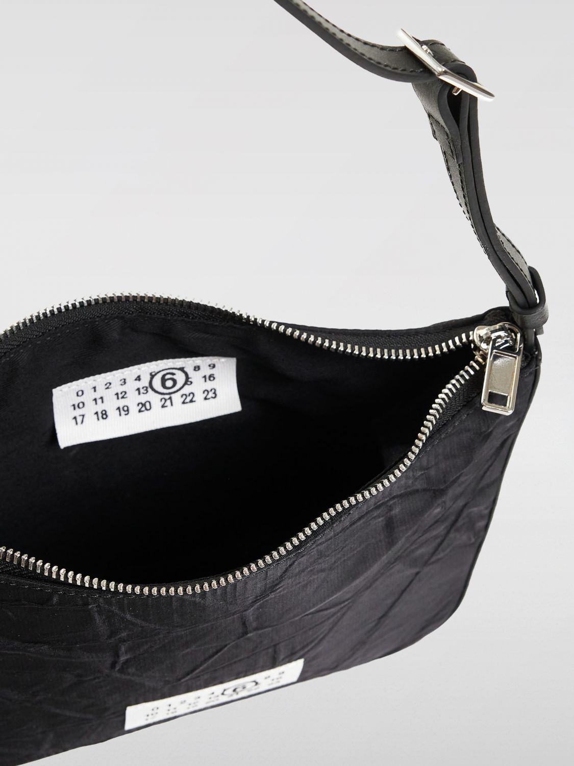 Logo-patch cross body bag - Black