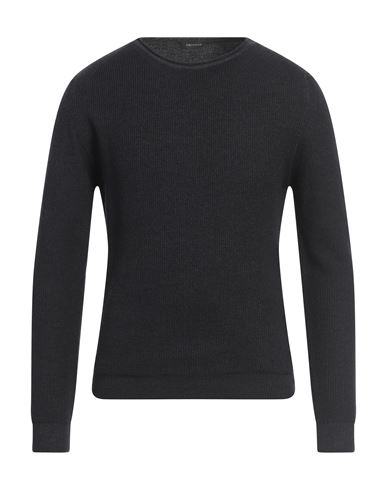 Man Sweater Charcoal Size 36 Merino Wool