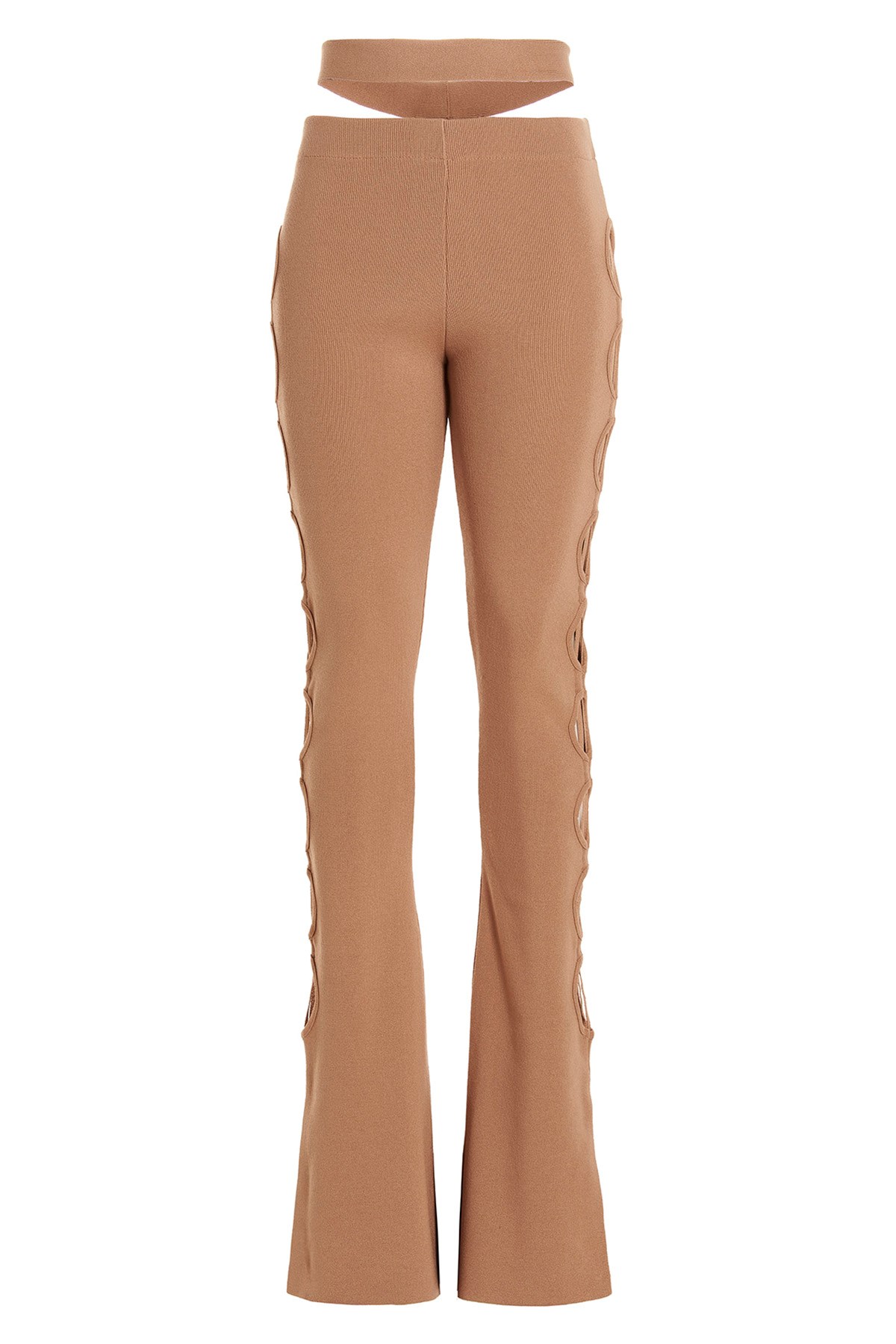 Cut Out Pants With Lacing