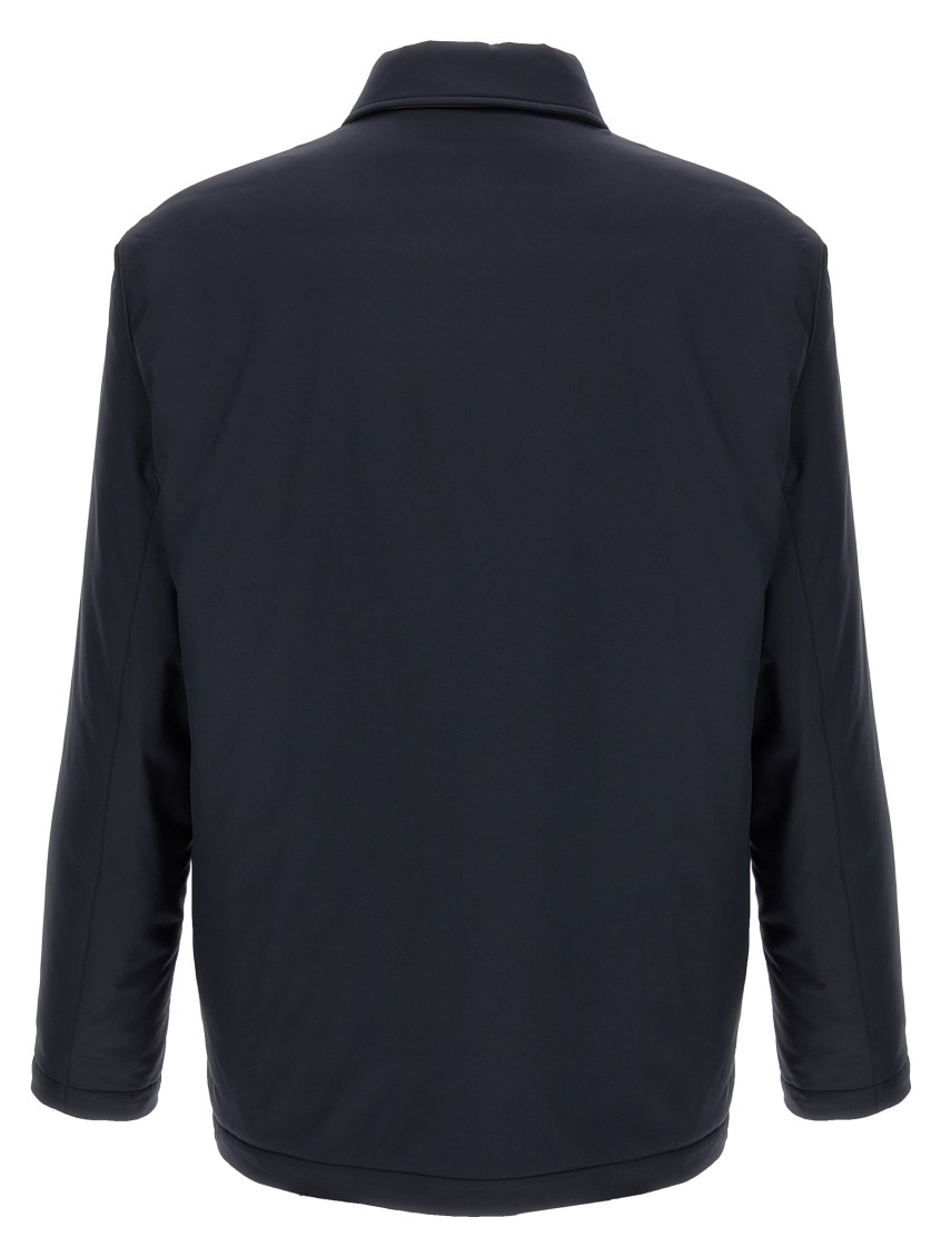 Padded Overshirt Casual Jackets And Parka Blue