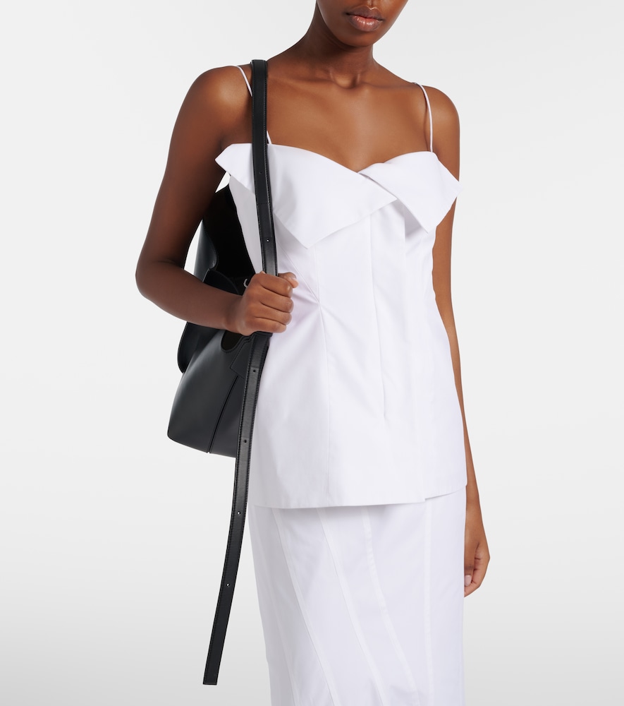 Eilwen cotton poplin top