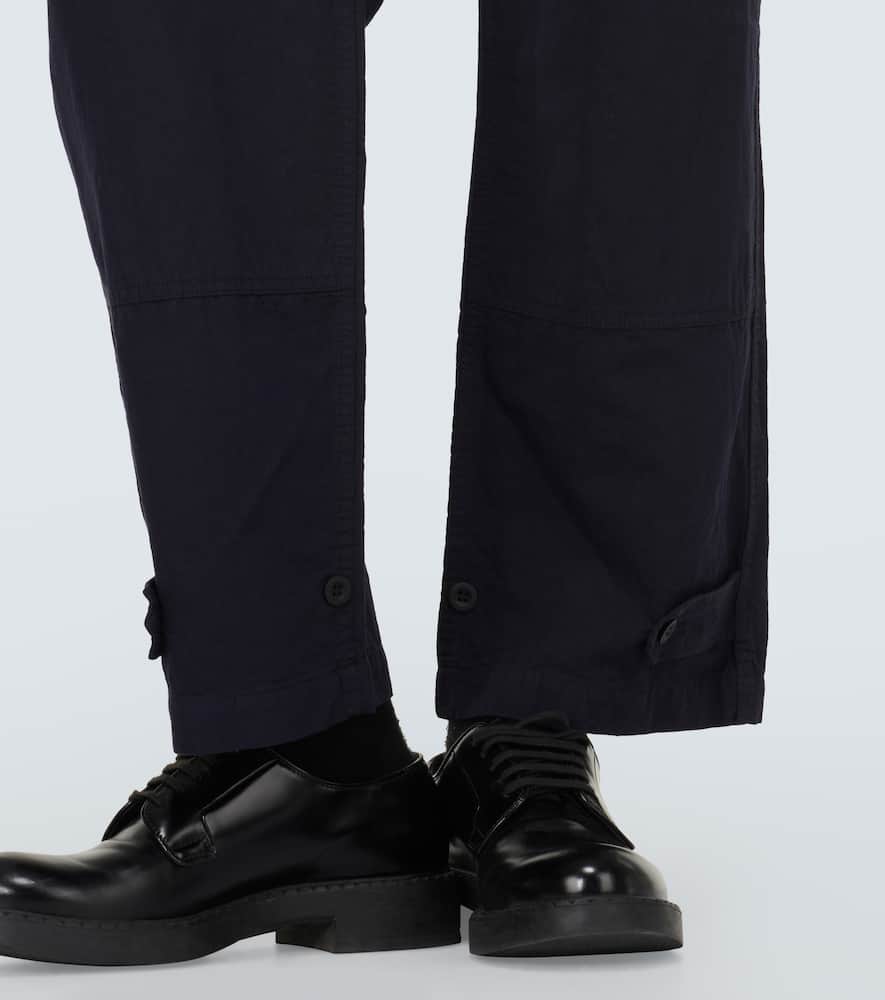 Comme des Garçons Homme Cotton and linen cargo pants