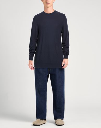 Jeans Man Sweater Navy Size 3XL Acrylic, Nylon