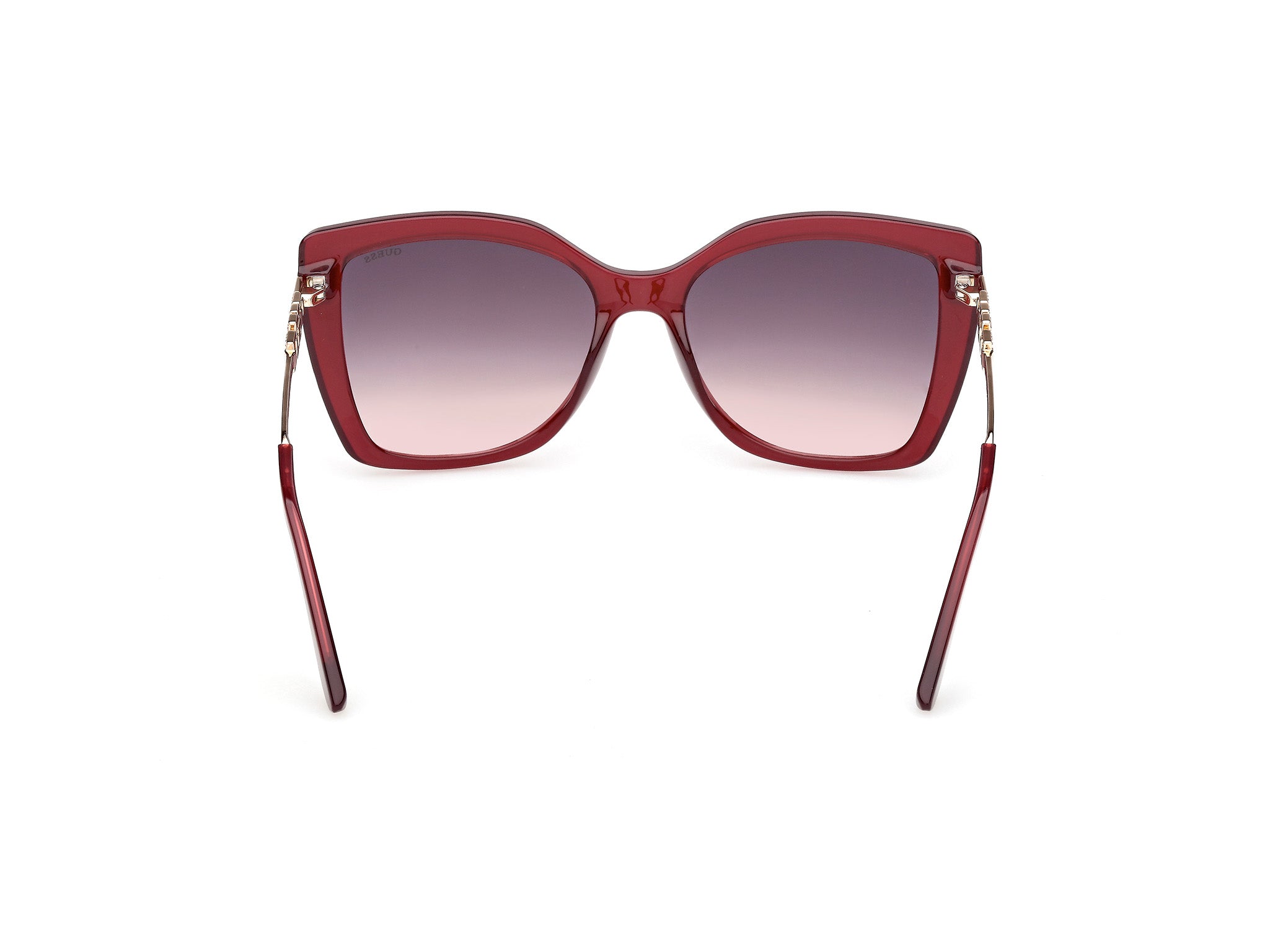 Guess Mujer Guess GU00266 69Z Gafas de sol Inyectado Burdeos Violeta Cuadrada Norma