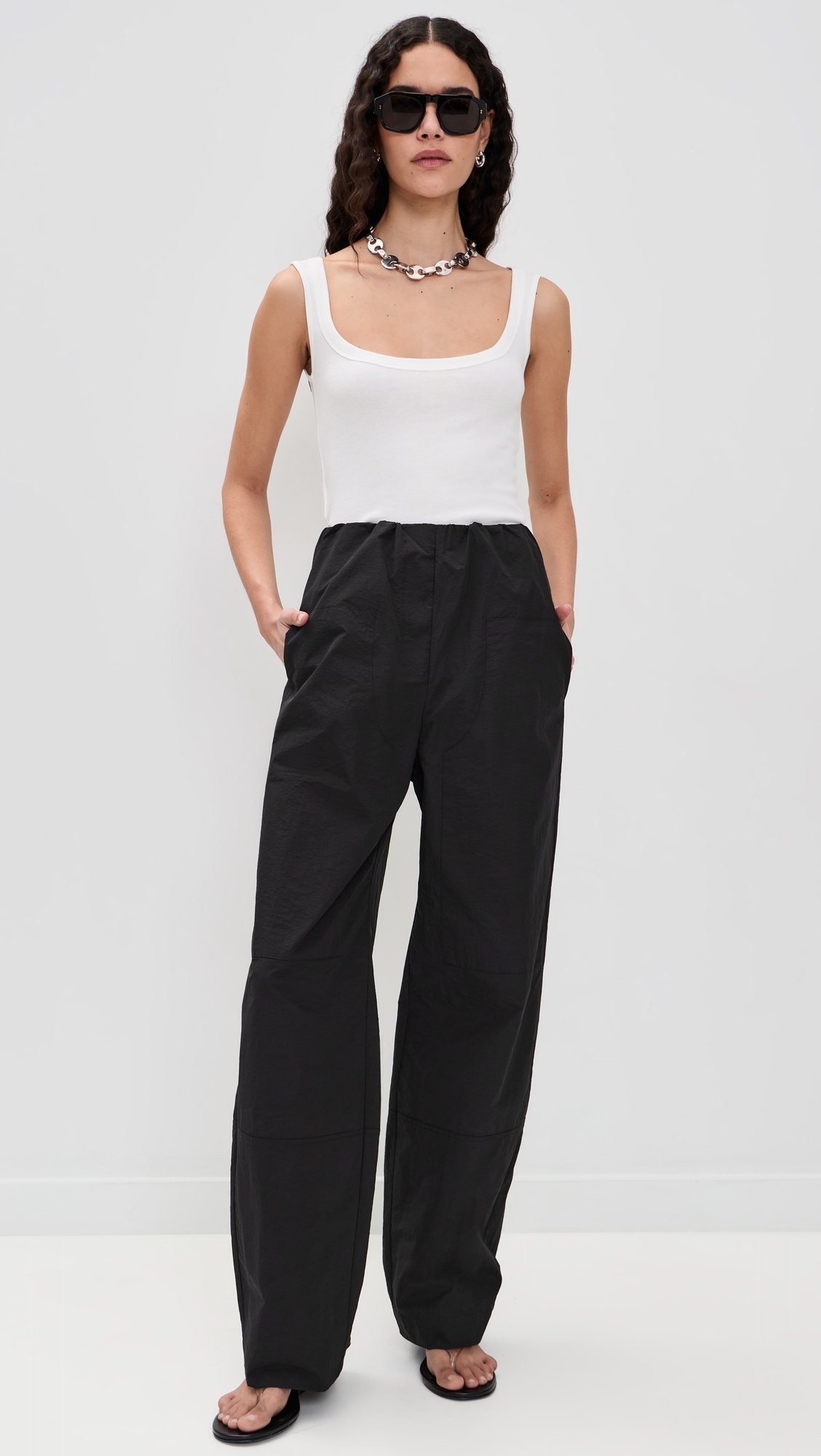 Cocoon Track Pants Black