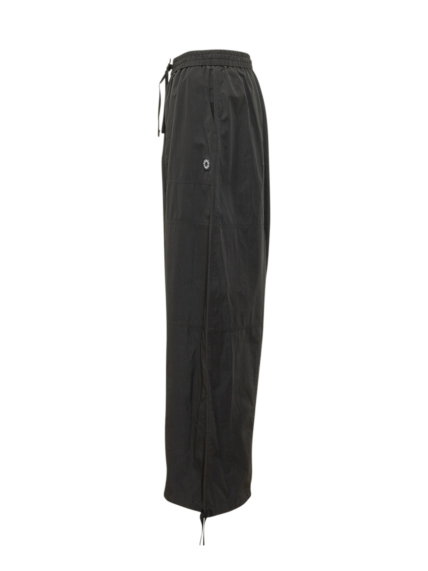 Black Relaxed Drawstring Pants