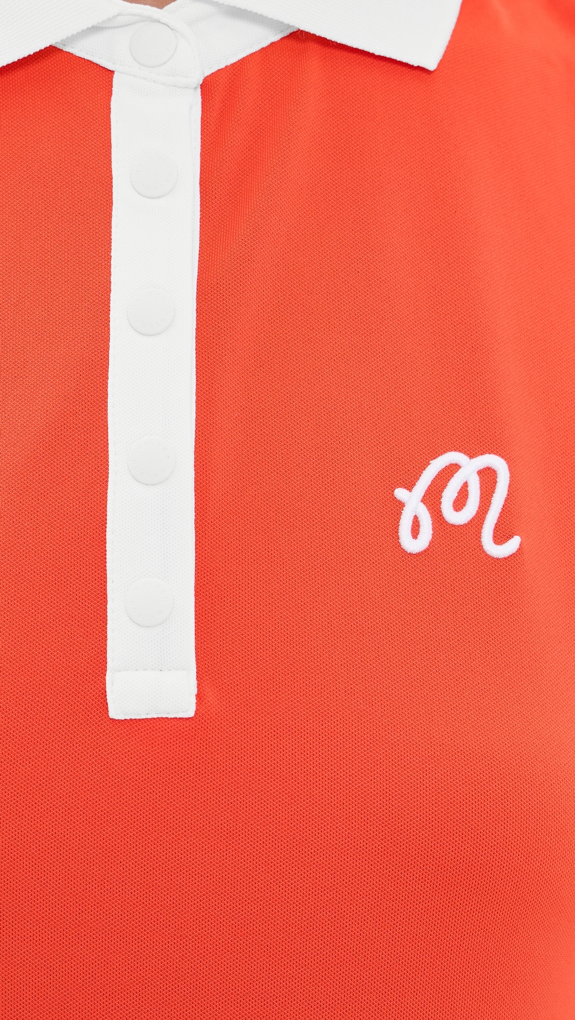Claudia Sleeveless Polo Grenadine Red