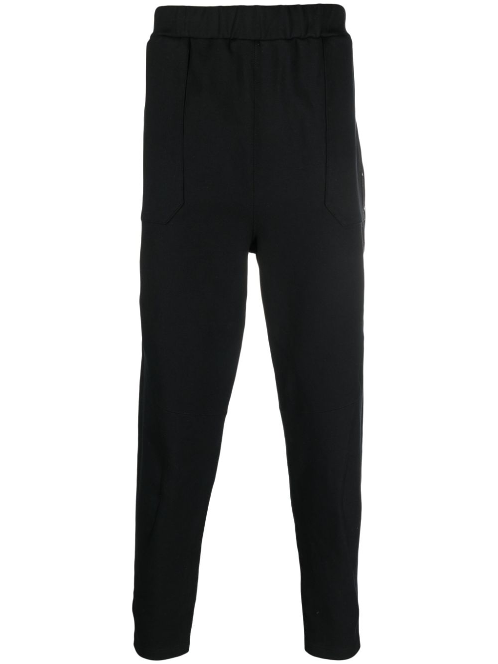Tapered-leg jersey trousers - Neutrals
