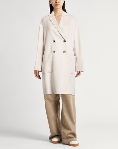 Woman Coat Beige Size 0 Cashmere