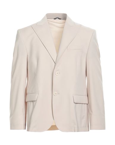 Man Blazer Beige Size 36 Polyester, Viscose, Elastane
