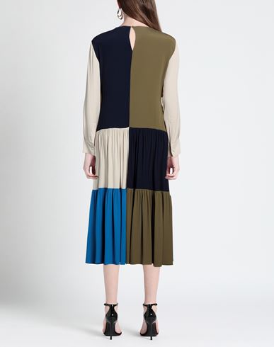Woman Midi dress Navy Size 4 Acetate, Silk