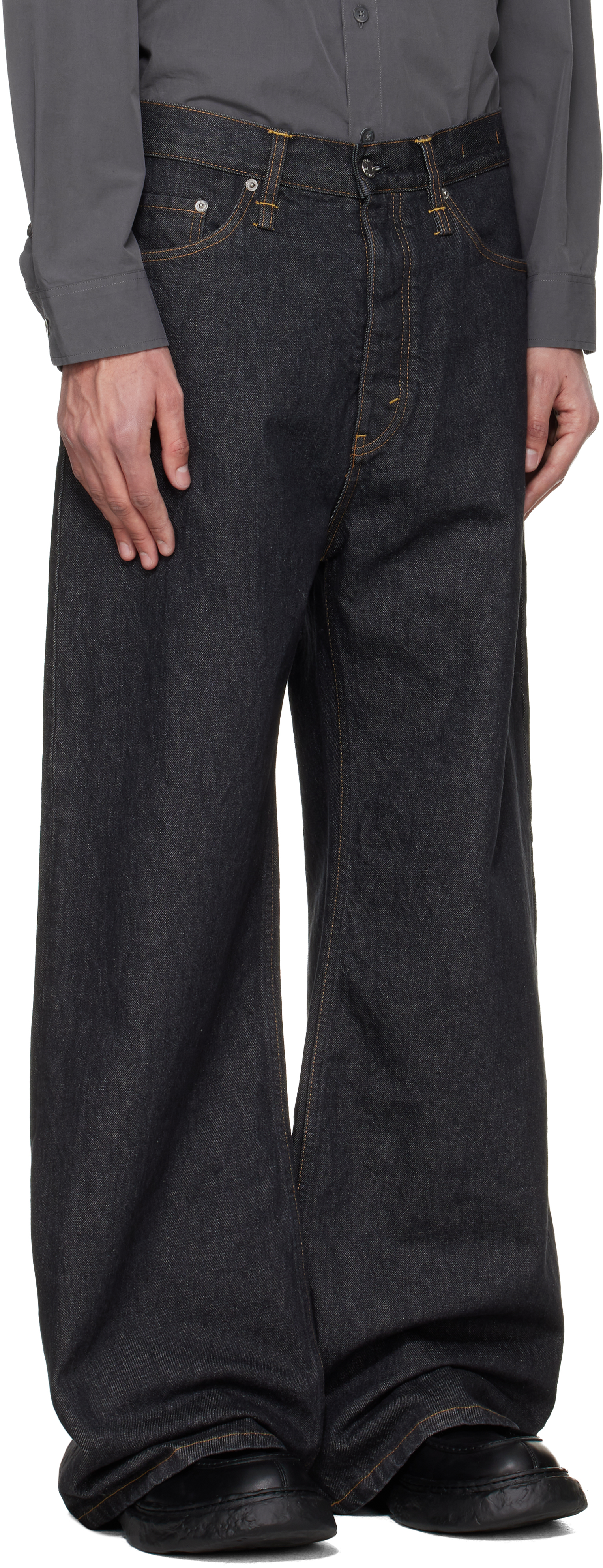 Black Skid Jeans