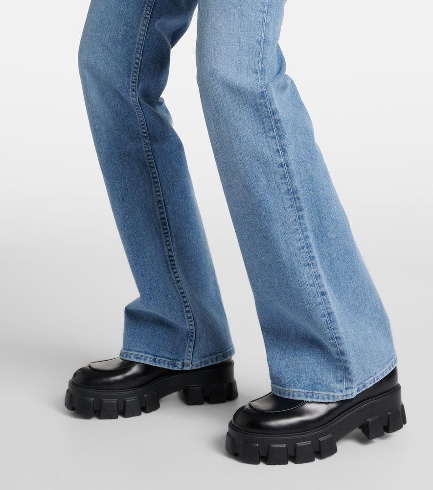 High-rise straight jeans