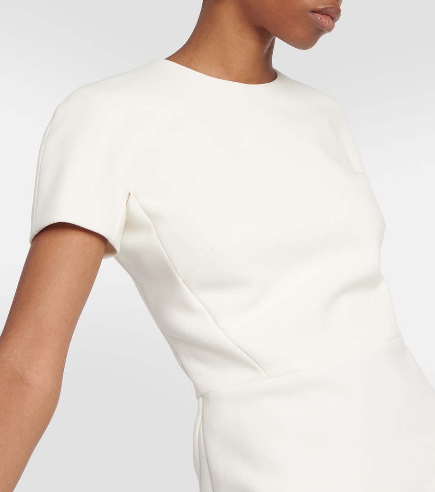 Crêpe midi dress