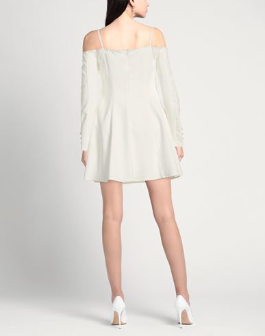 Woman Mini dress White Size 6 Polyamide, Elastane