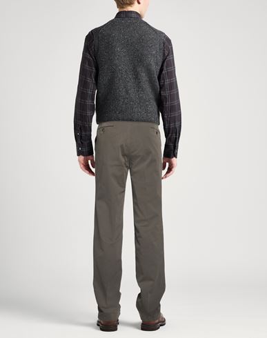 Man Pants Charcoal Size 42 Cotton, Elastane