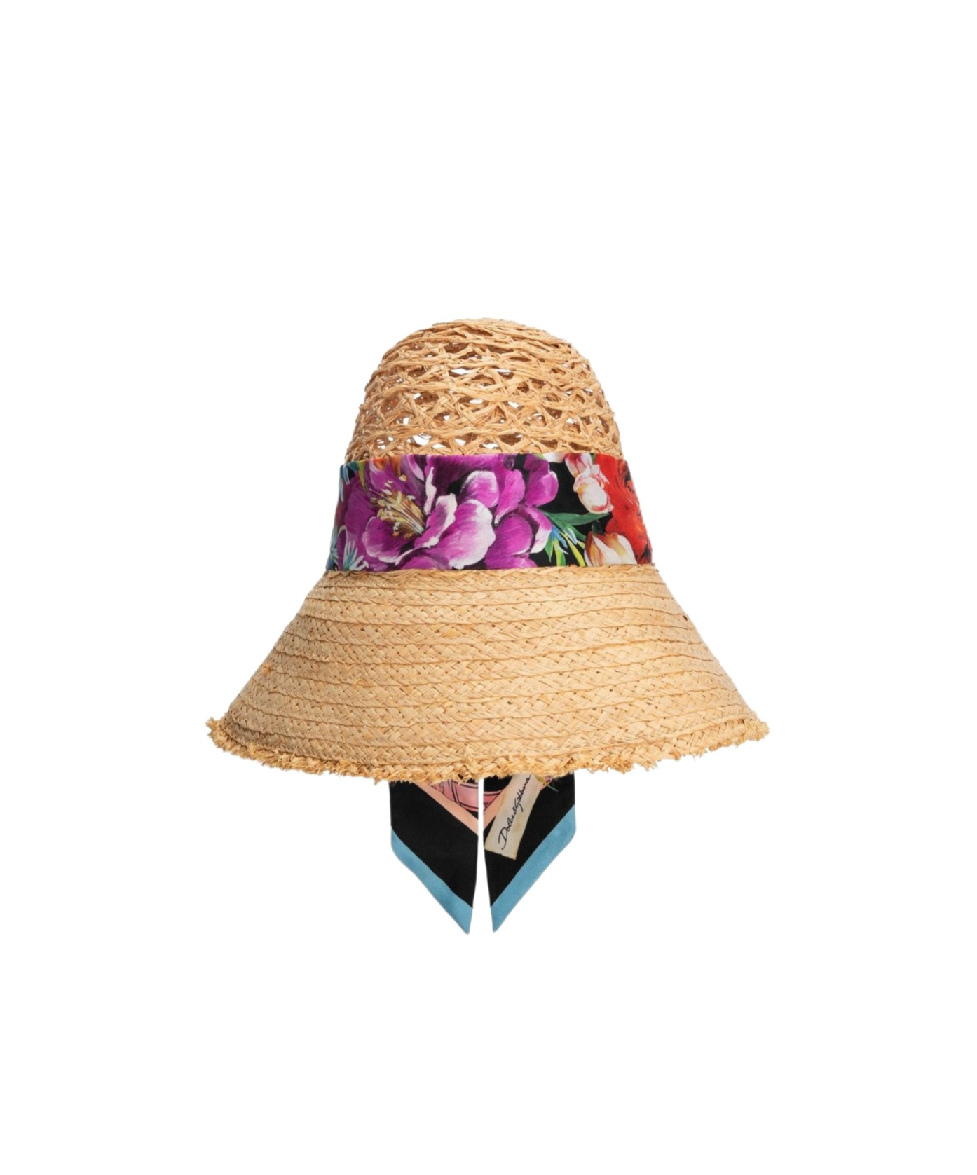 Floral Scarf Detailed Bucket Hat