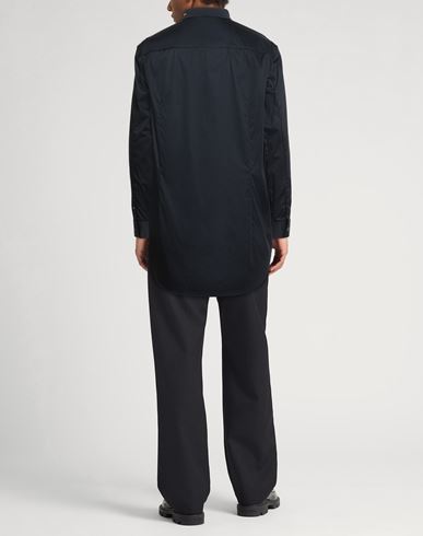 Man Shirt Midnight blue Size M Cotton, Elastane