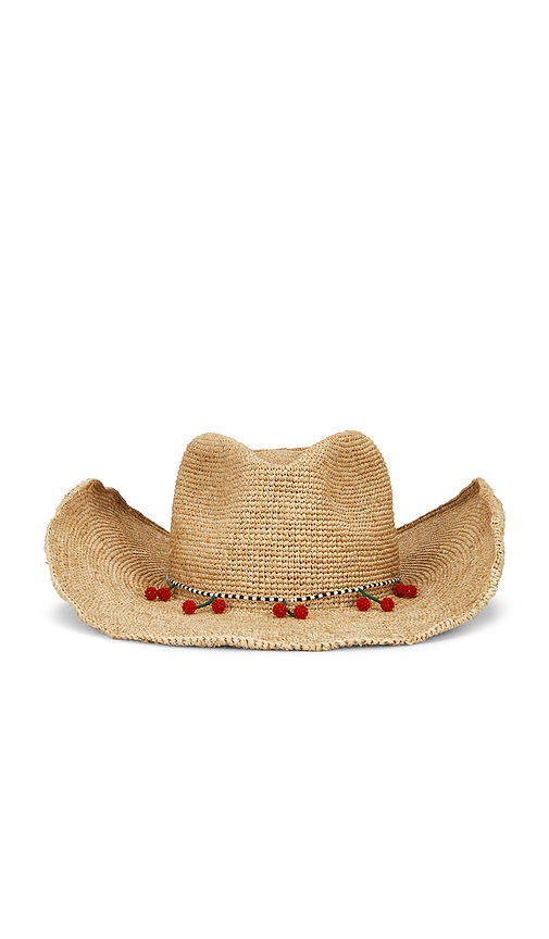 Casa Clara Amarena Cowboy Hat in Beige. S/M. Also in