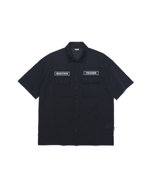 Wappen Mesh Short Sleeve Shirt
