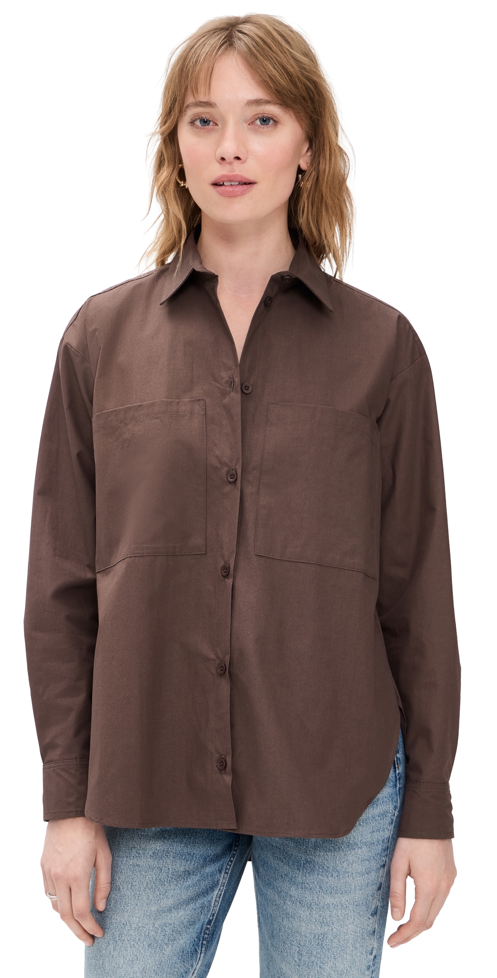 Teddy Buttondown Brown