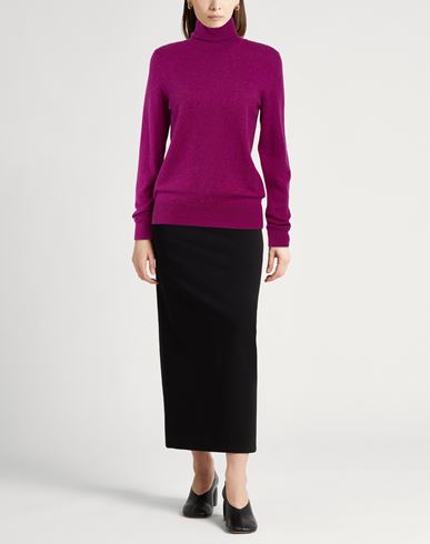Woman Turtleneck Mauve Size 4 Cashmere