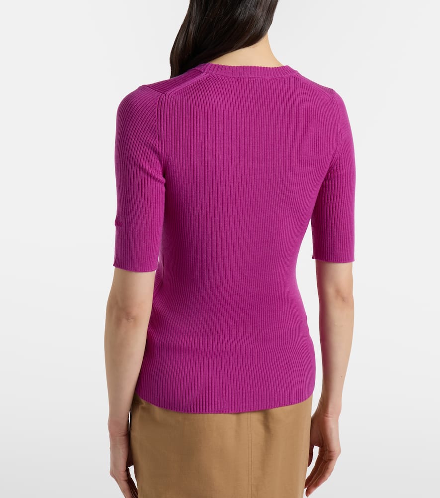 Chloé Ribbed-knit wool top