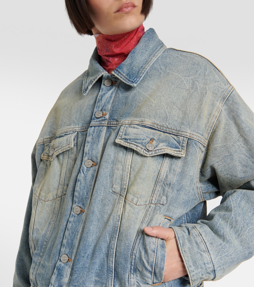 Padded denim jacket