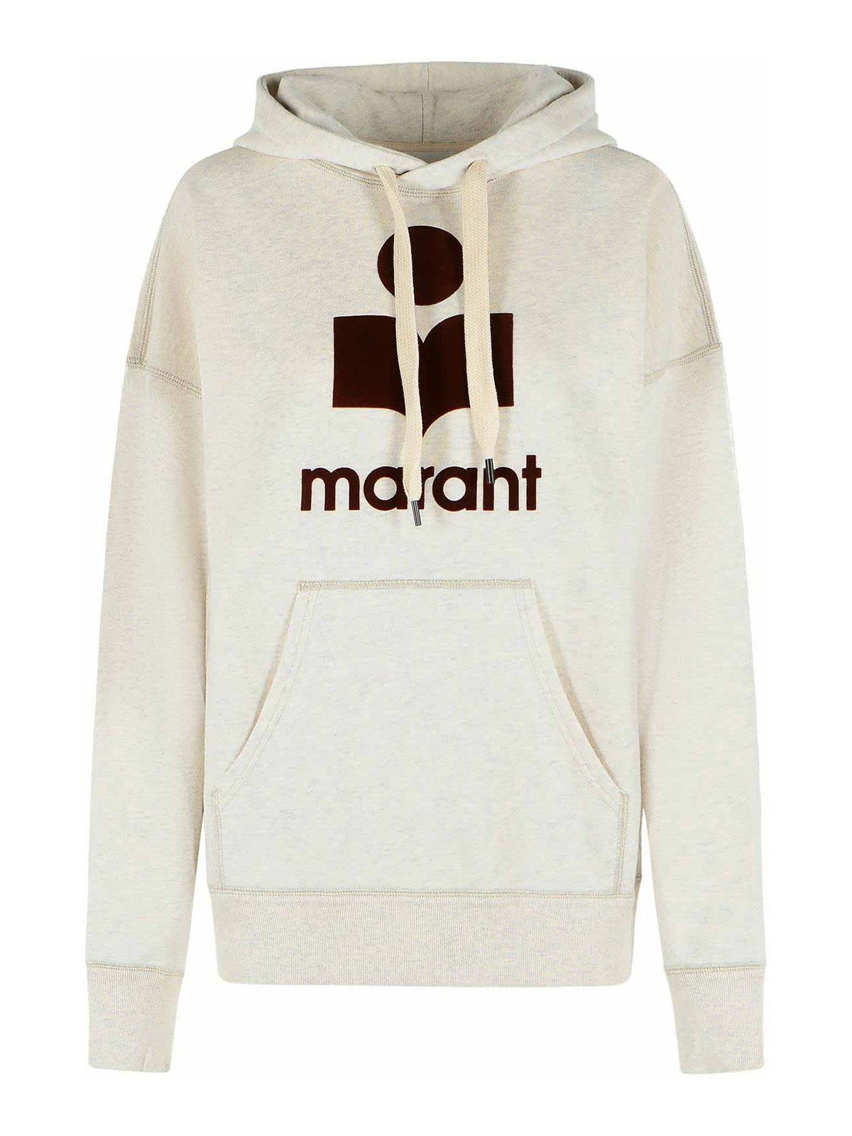 Mansel Sweatshirt In Ecru Cotton Blend