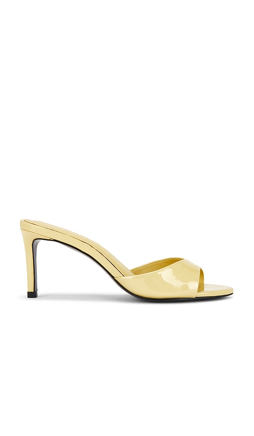 BLACK SUEDE STUDIO Freddie 65 Mule in Yellow. 38.5. Also