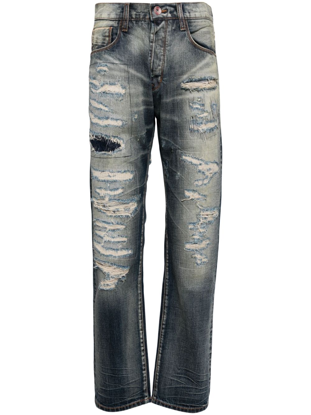 The Malcolm straight-leg jeans - Blue