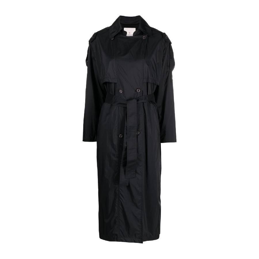 Deva Logo-Patch Trench Coat