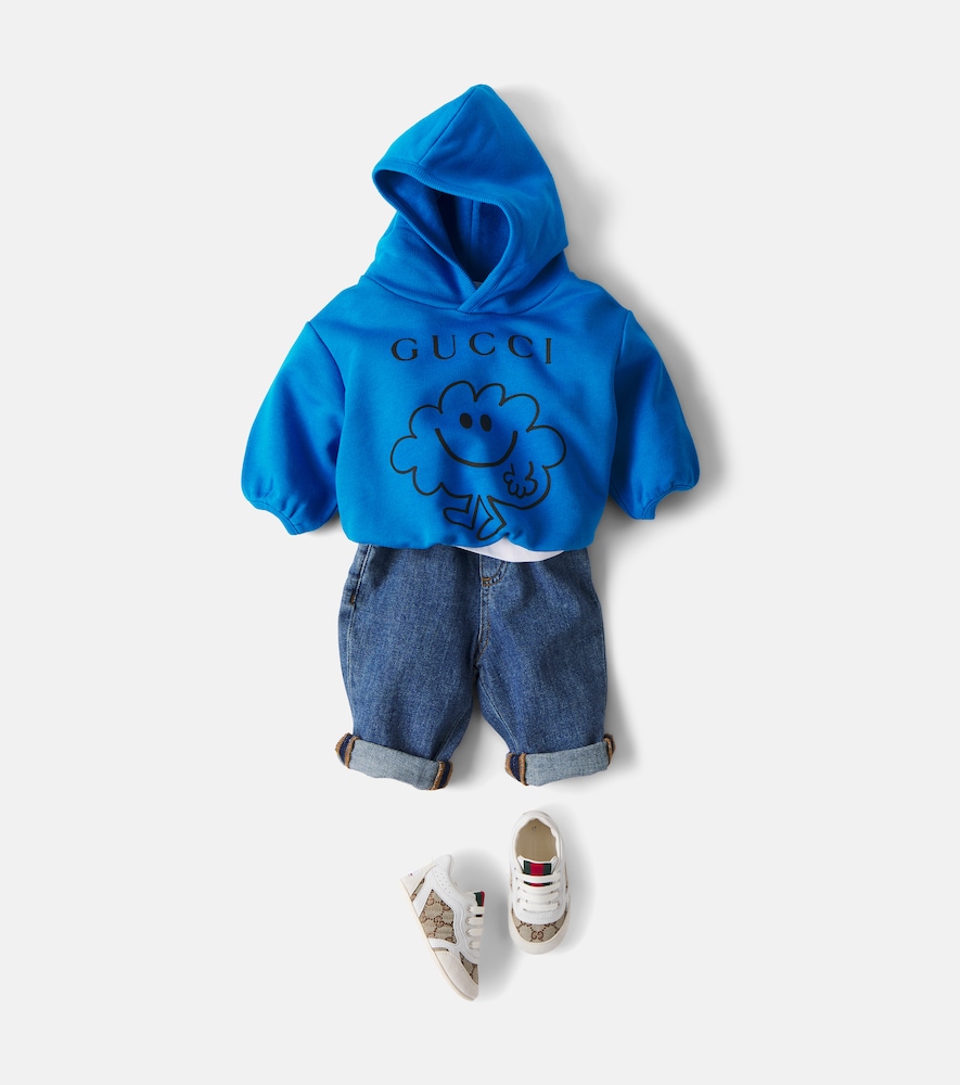 X Mr. Men Little Miss Baby cotton jersey hoodie