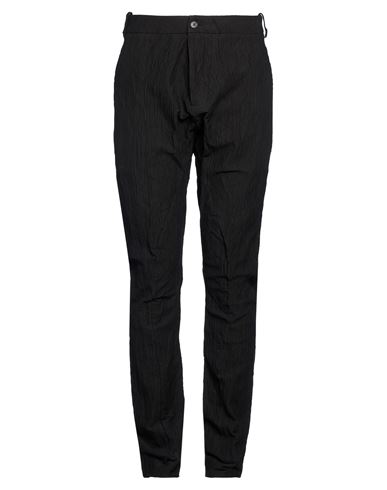 Man Pants Black Size 36 Cotton, Metal fiber, Elastane