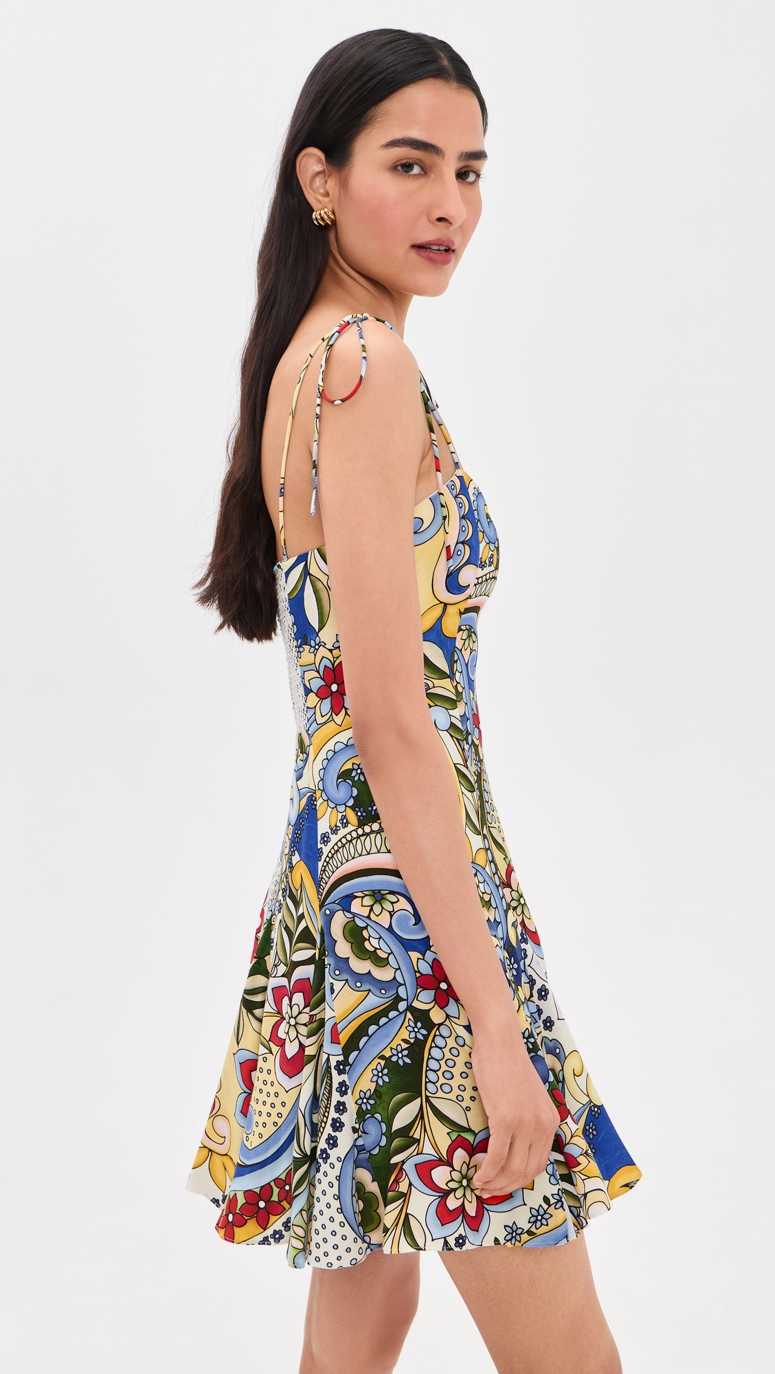 Jeanette Paneled Mini Dress Heat Wave