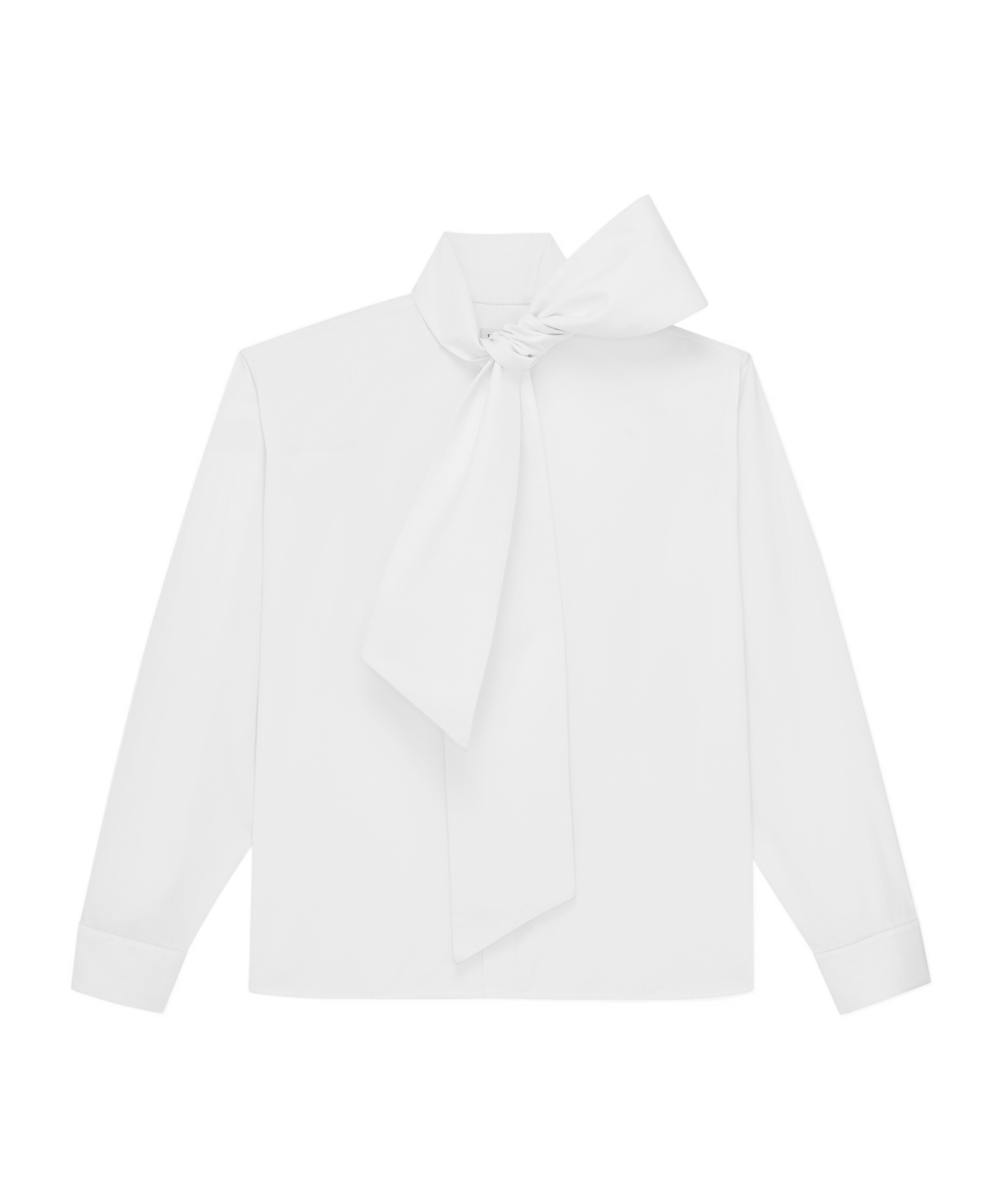 Lavallière Broad- Shoulder Shirt