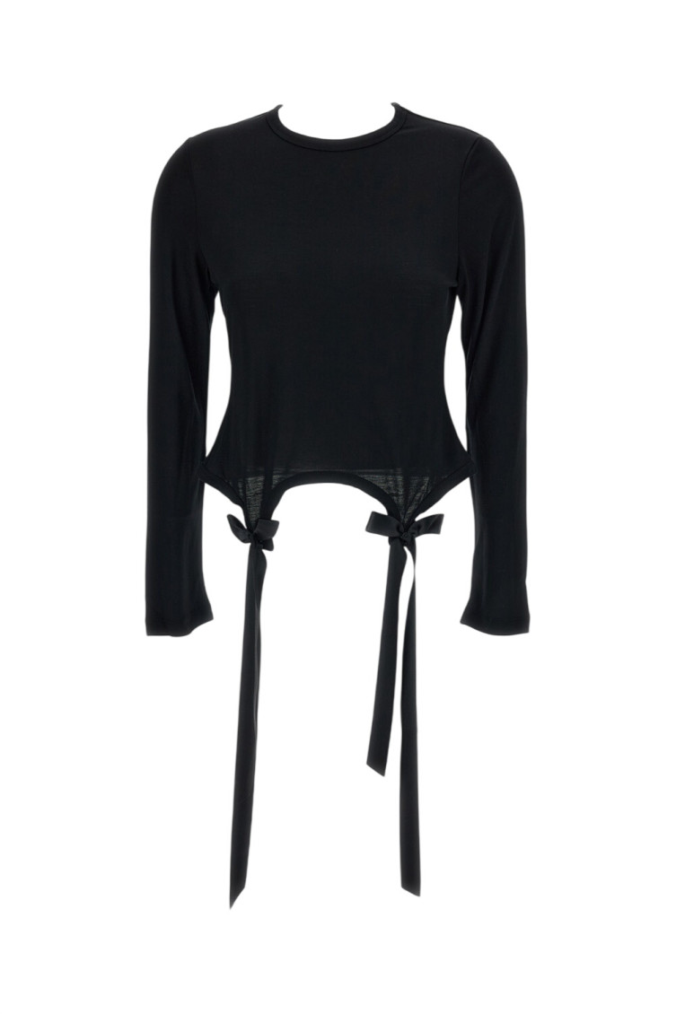 Black Solid Crew Neck T-Shirt