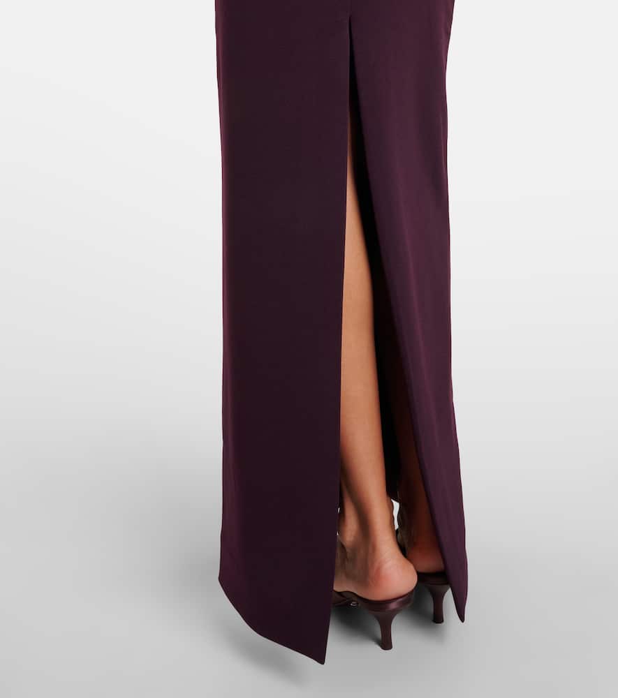 Kori bow-detail off-shoulder gown