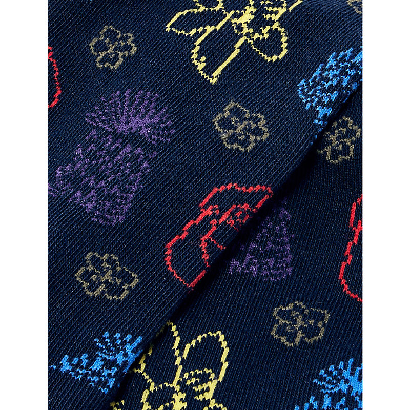 Mens Blue X Ben Sherman Team Gb Cotton-blend