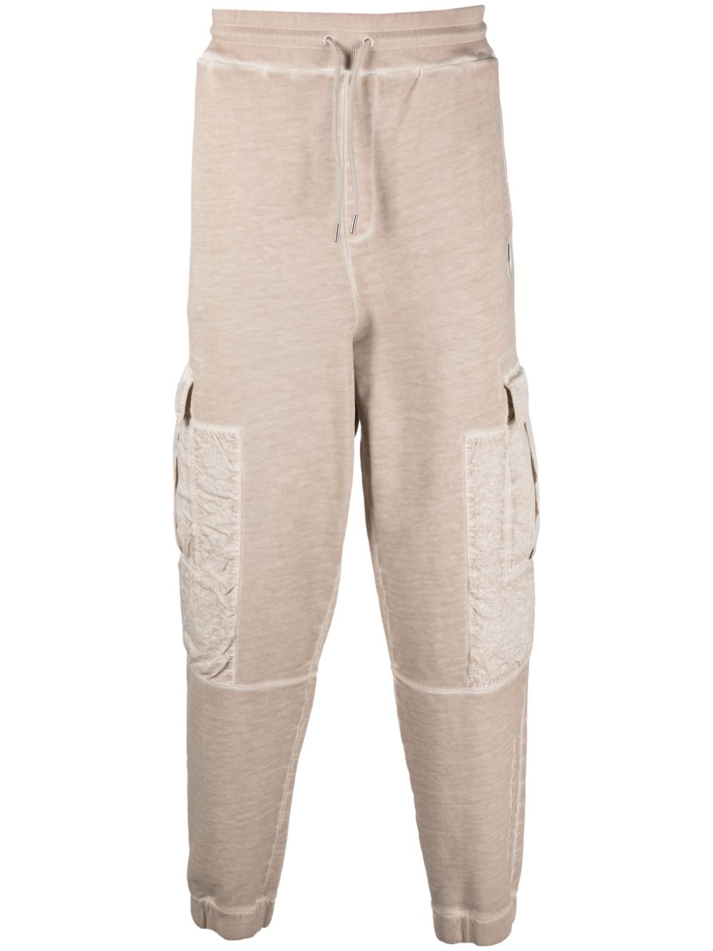 Cotton cargo track pants - Neutrals