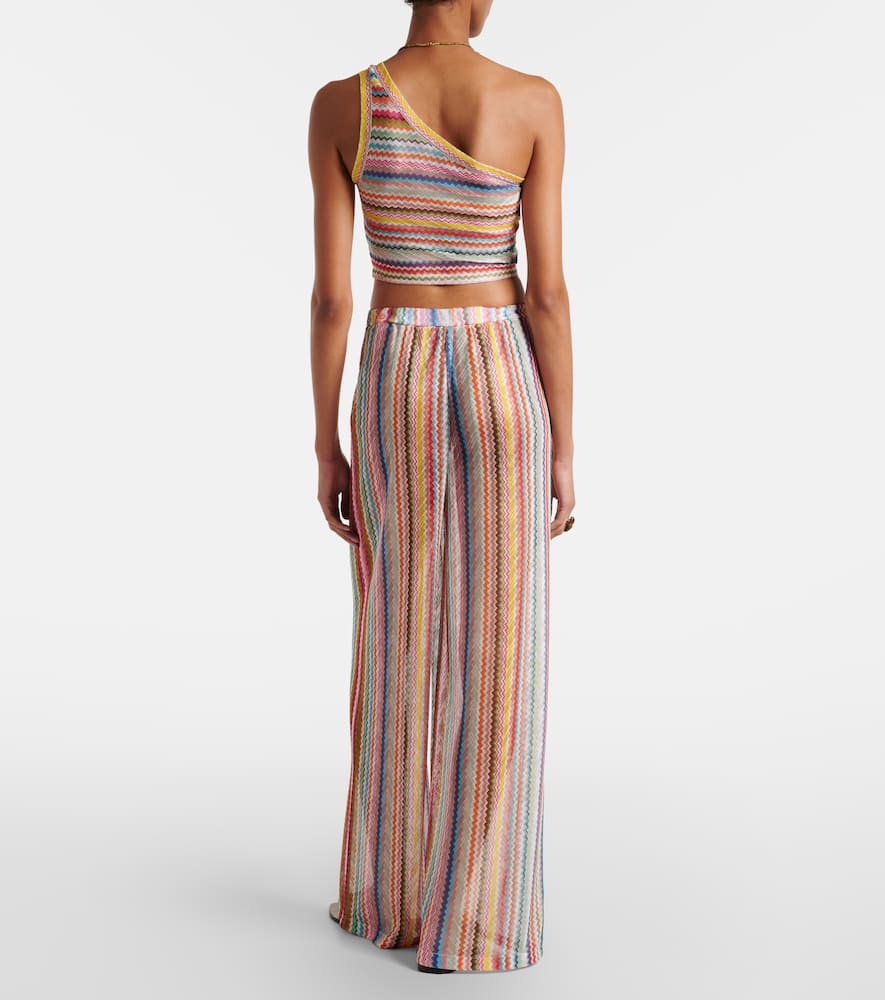 Zig Zag palazzo pants