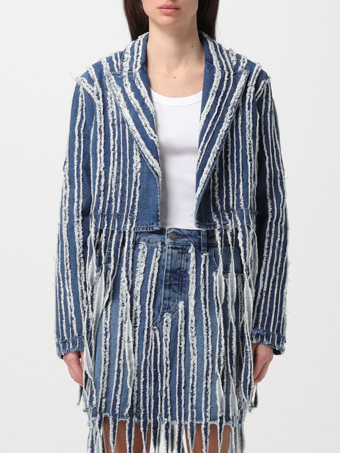 Jacket Woman color Denim