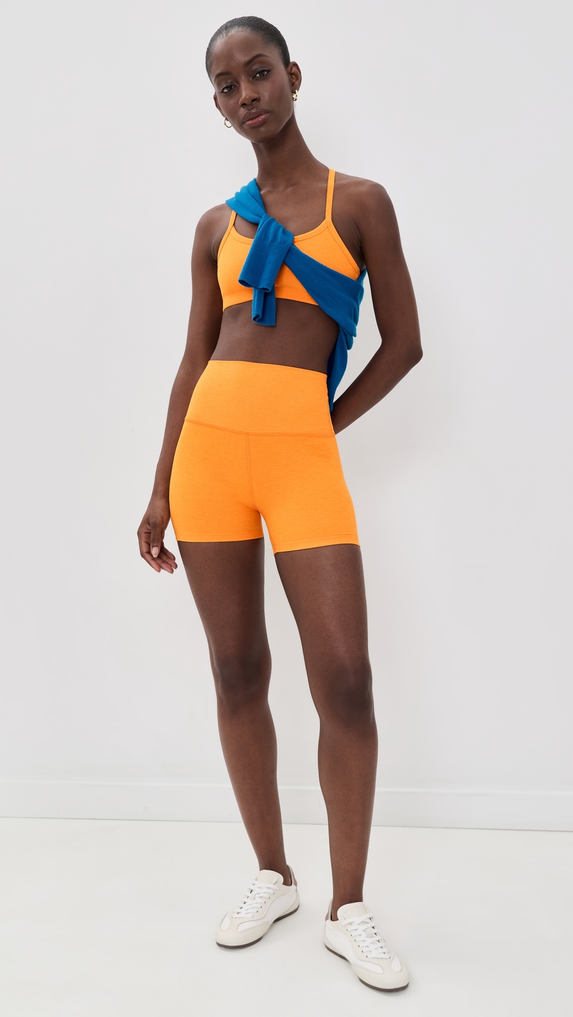 Spacedye Slim Racerback Bra Bright Citrus Heather